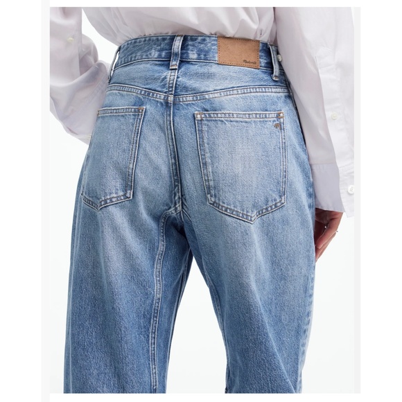 MADEWELL Darted Barrel-Leg Jeans Dobbins Light Wash 26 - Picture 6 of 11